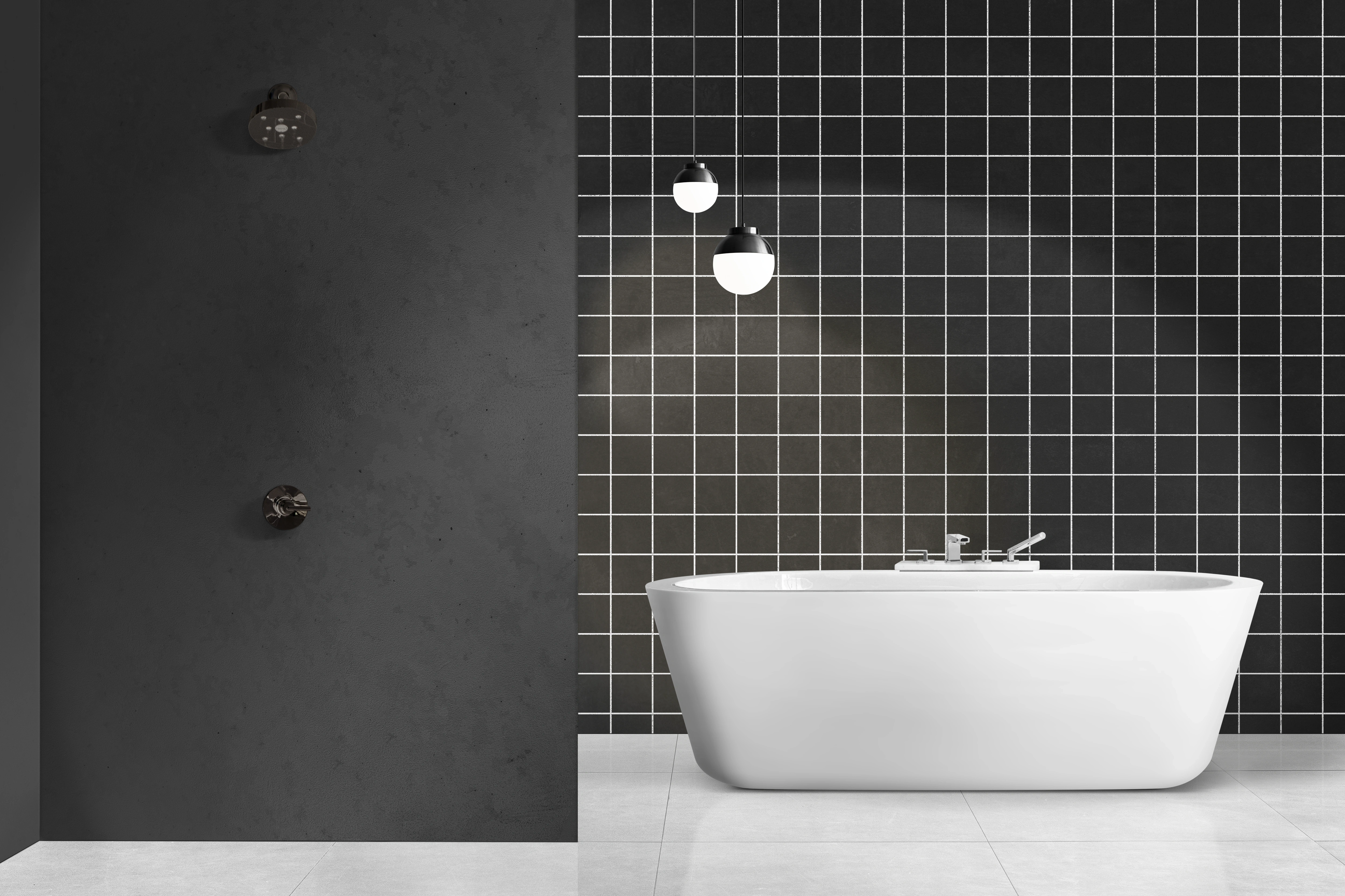 Modern bathroom in Miami after professional move-out cleaning