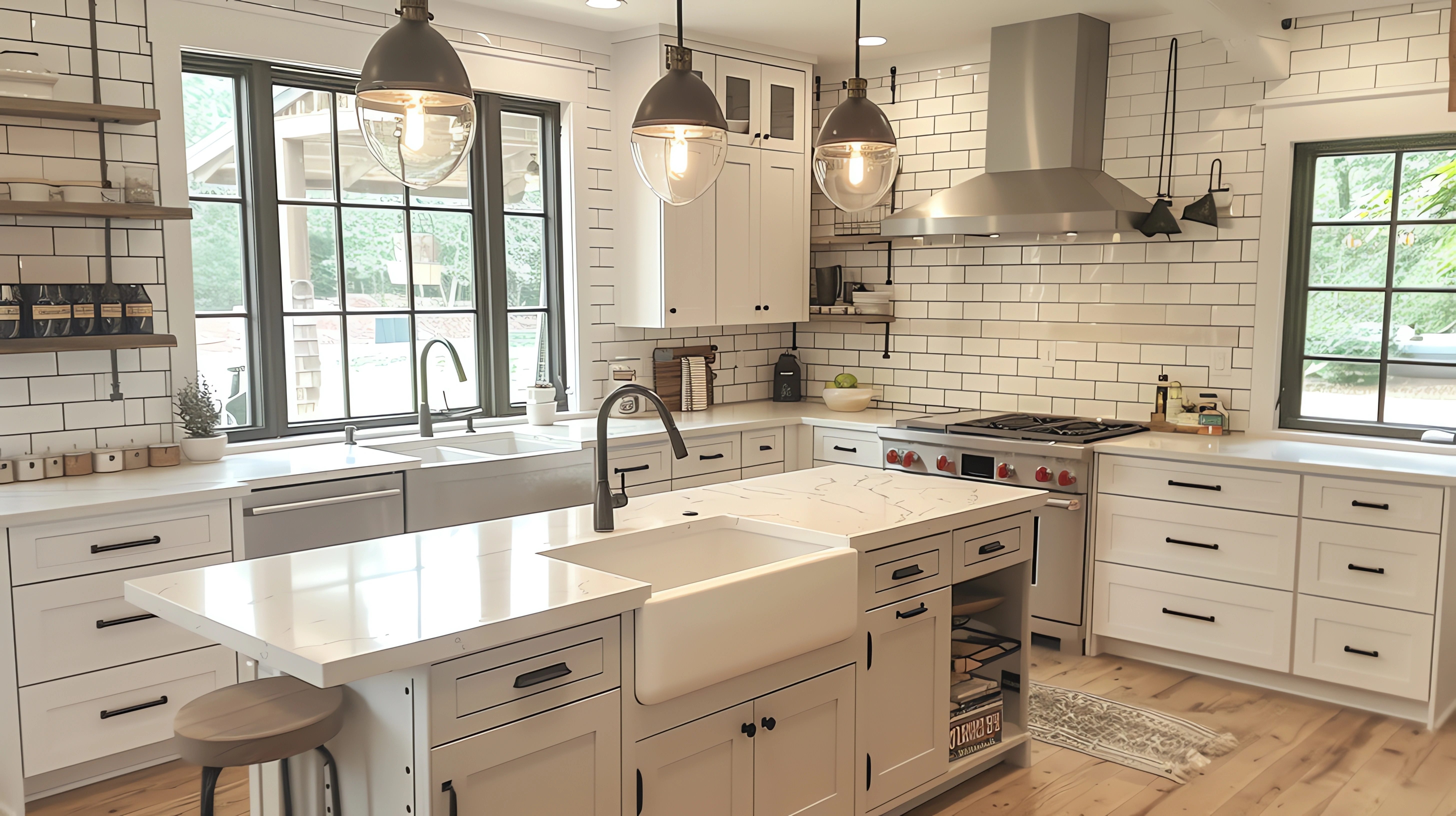Organized and clean kitchen